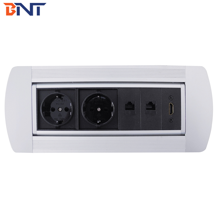 OEM/ODM Smart Office Desktop Rotate Power Socket/ Switch Socket for Conference Table