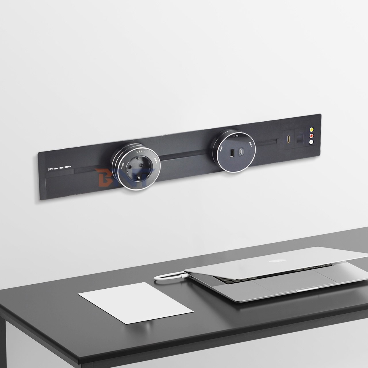 New Removable Socket Weak Current Interface Convenient Wall-Mounted Multi-Outlet Power Rail Track Socket