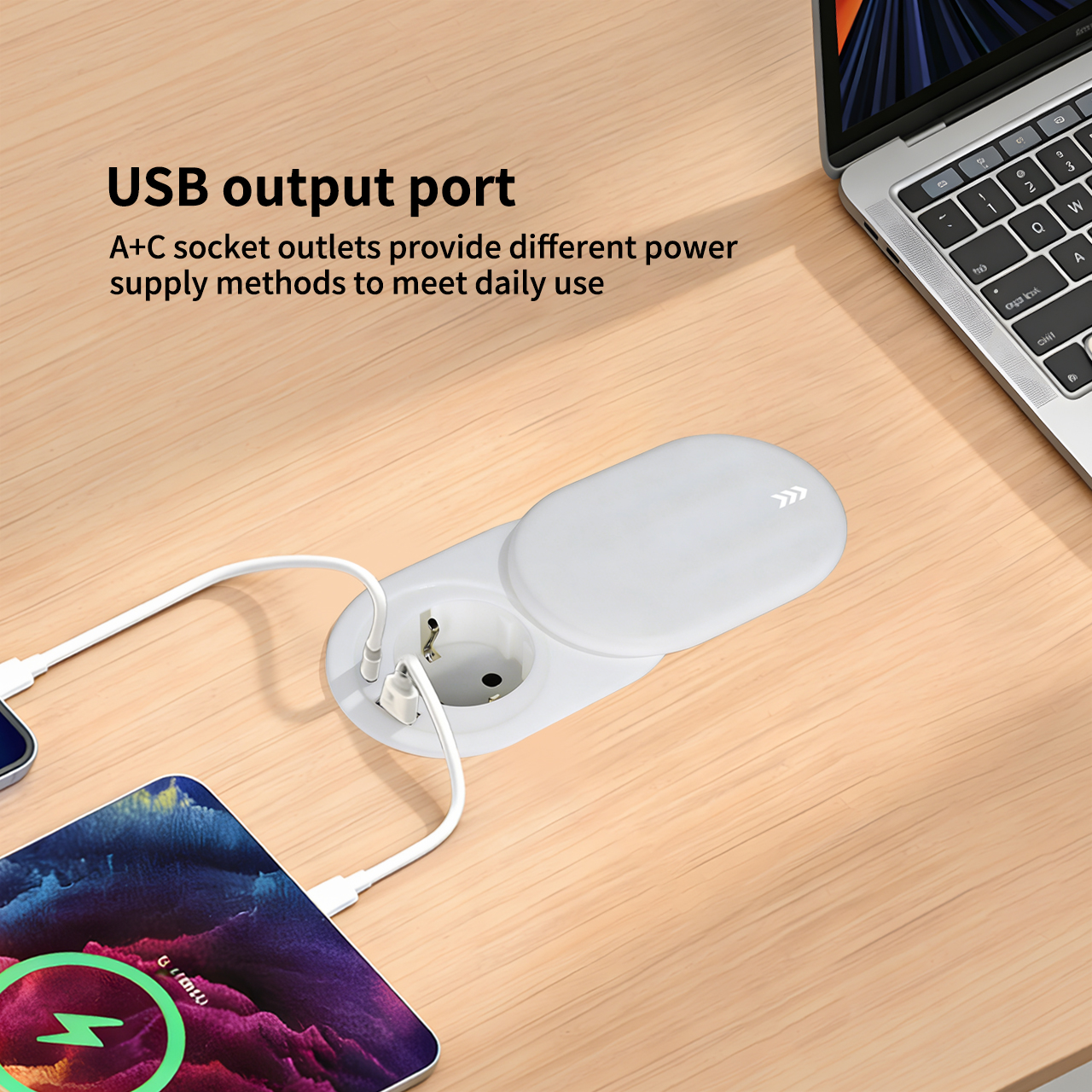 mini plastic power socket EU power AC