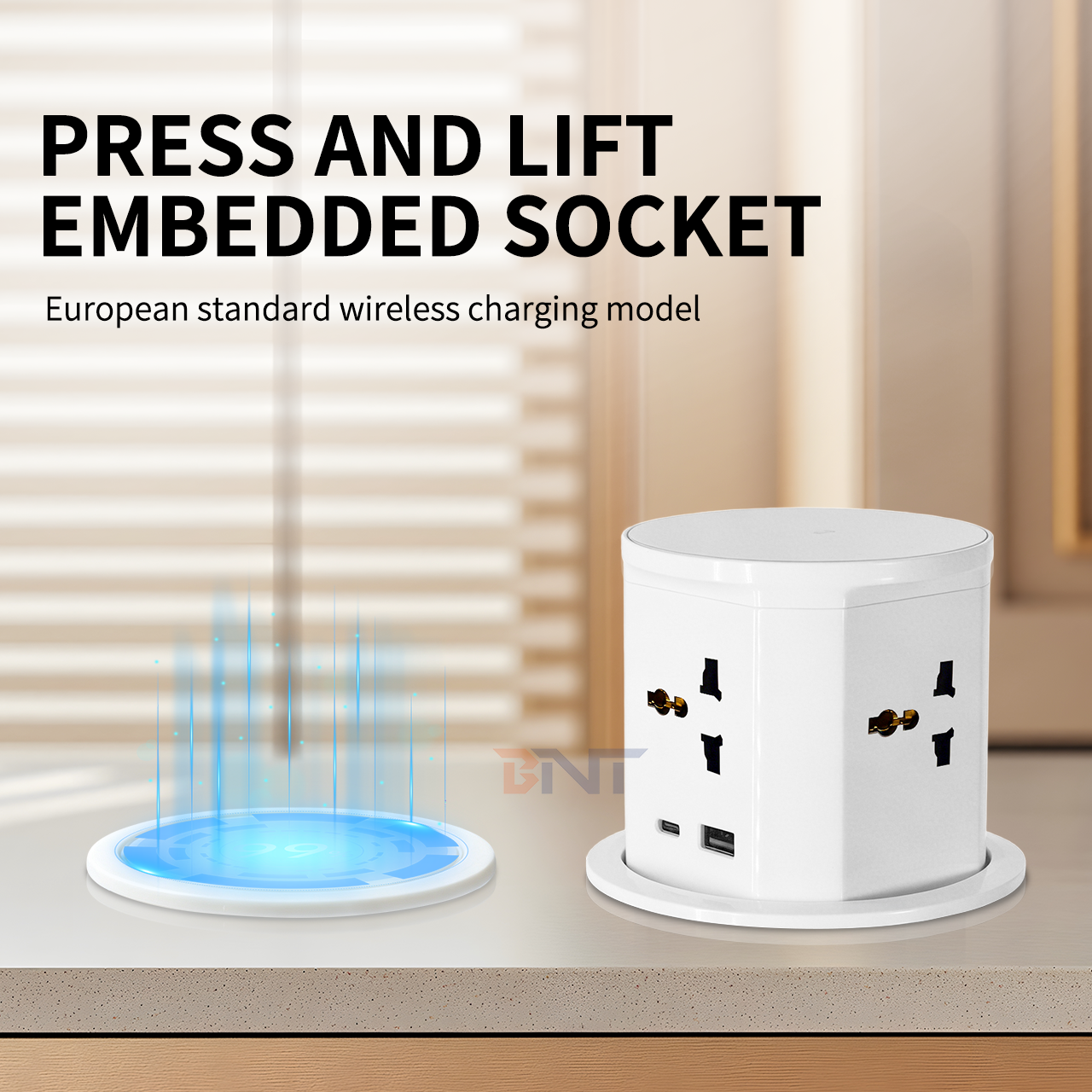 kitchen pop up socket