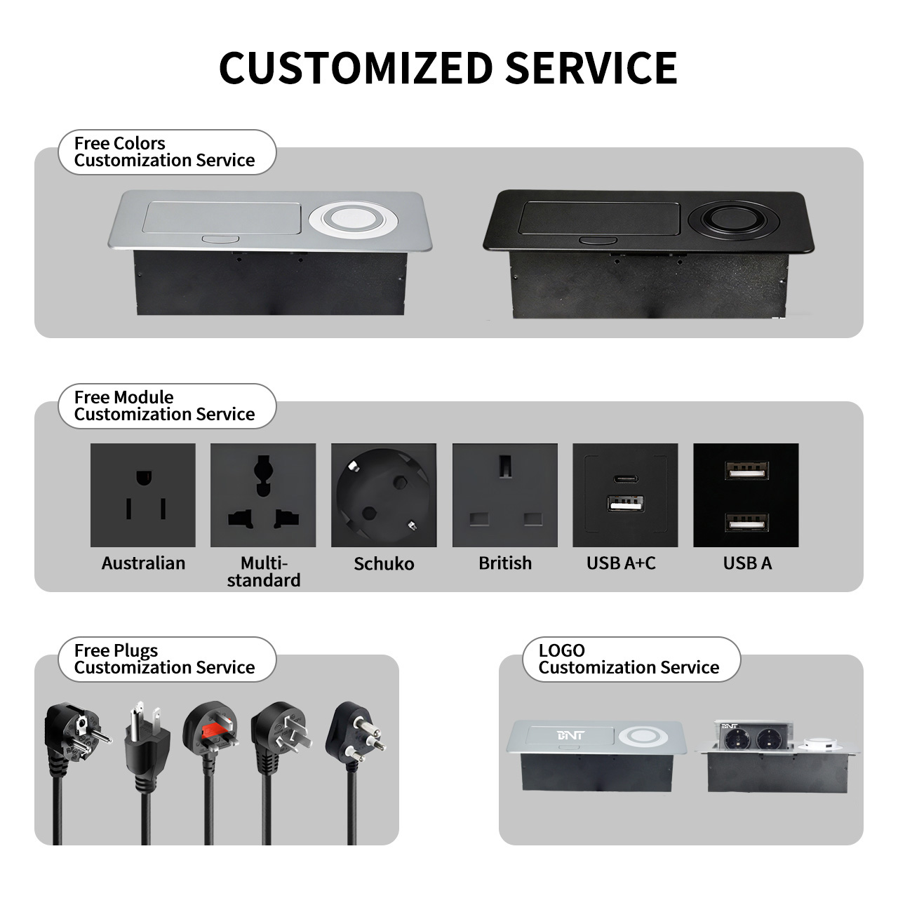 customized popup socket
