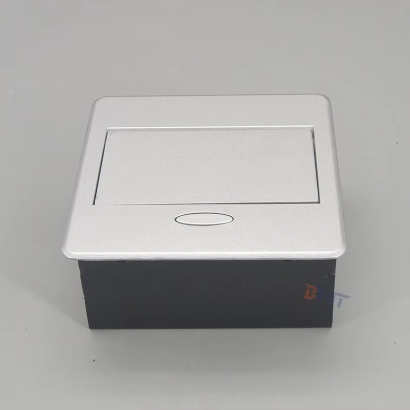 Hidden Pop Up Office Desk Outlet with USB Charging - detail 1